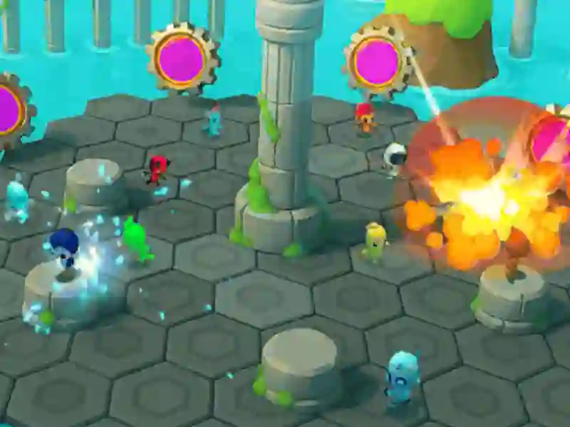 Cluiche Rumble Rush.io ar líne