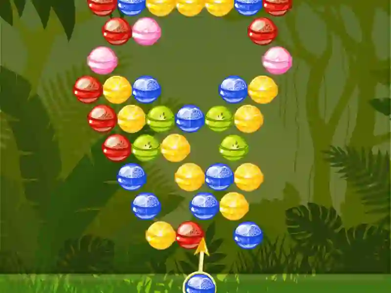 Cluiche Bubble Shooter Fruits Candies ar líne