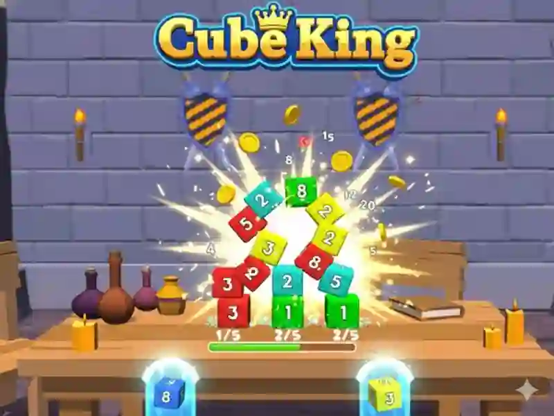 Cluiche Cubes King ar líne