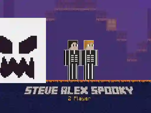 Cluiche Steve Alex Spooky 2 Player ar líne