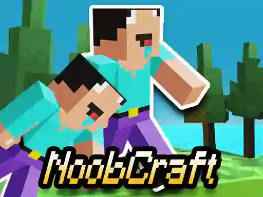 Cluiche Parkour Craft Noob Steve 2 ar líne