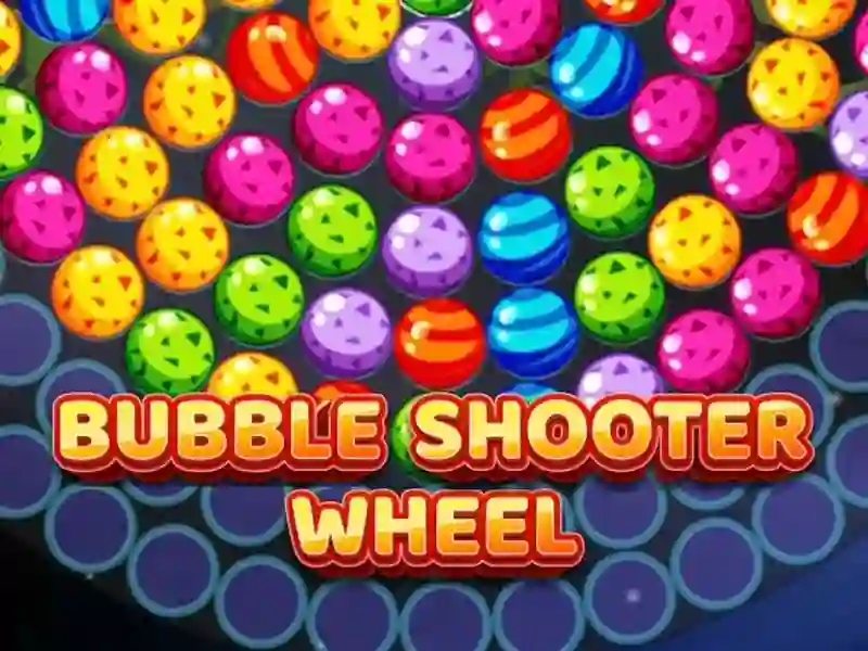 Cluiche Bubble Shooter Fruits Wheel ar líne