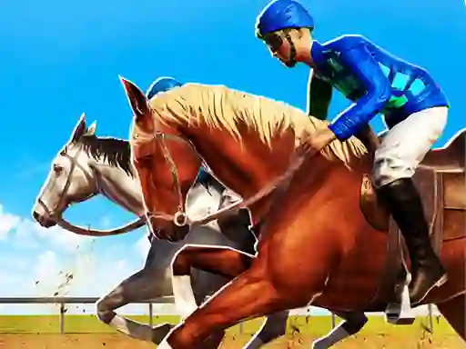 Cluiche Derby Riding Race 3d ar líne