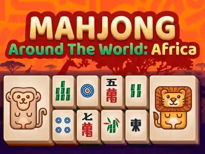 Cluiche Mahjong Around The World Africa ar líne