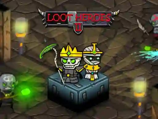 Cluiche Loot Heroes 2 ar líne