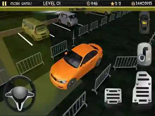 Cluiche Night Car Parking Simulator ar líne
