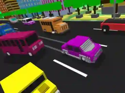 Cluiche Blocky Highway Racing ar líne