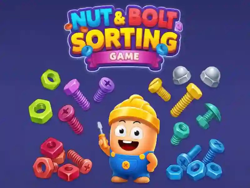 Cluiche Nuts & Bolt Sorting Game ar líne