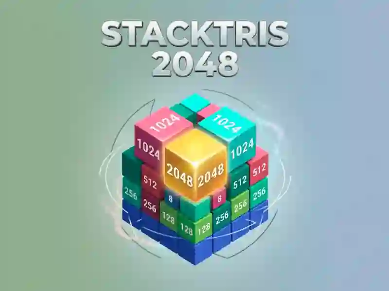 Cluiche Stacktris 2048 ar líne