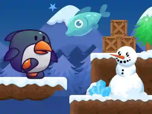Cluiche Penguin Fishing ar líne