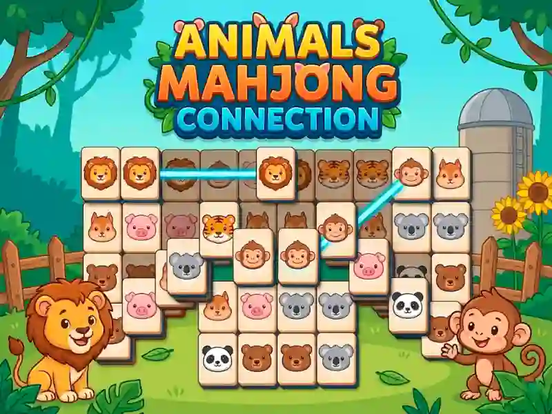 Cluiche Animals Mahjong Connection ar líne