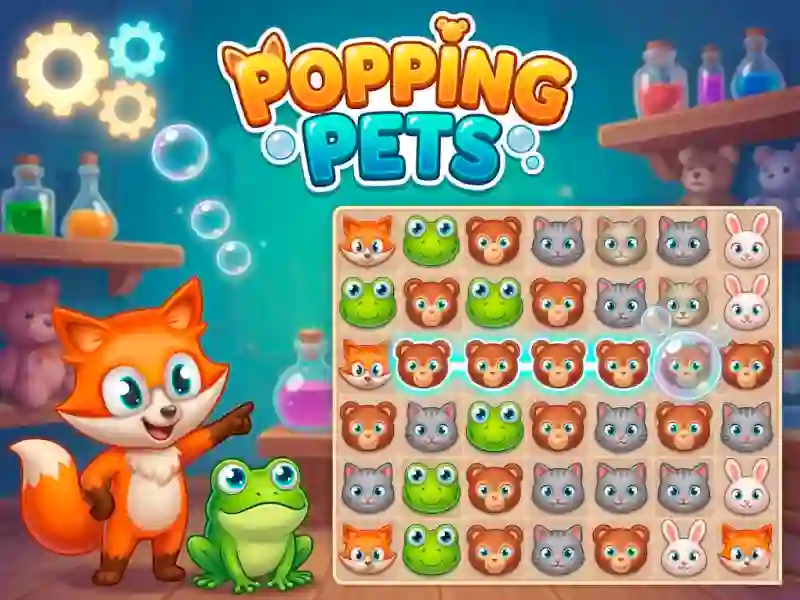 Cluiche Popping Pets ar líne