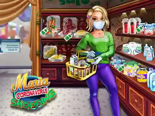 Cluiche Maria Coronavirus Shopping ar líne