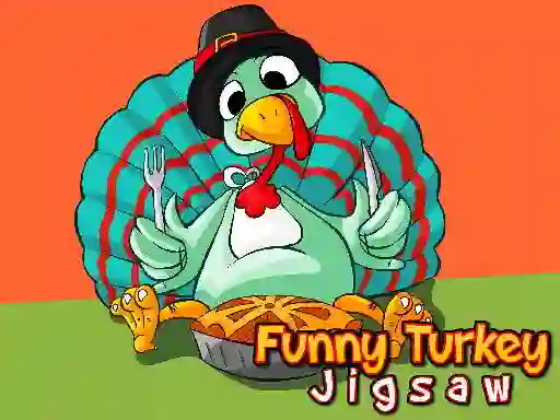 Cluiche Funny Turkey Jigsaw ar líne