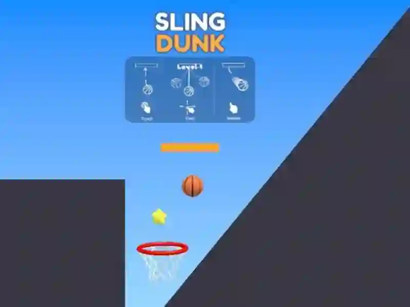 Cluiche Sling Dunk ar líne