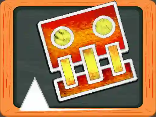 Cluiche Geometry Dash Blackboard ar líne