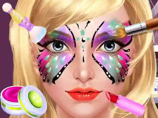 Cluiche Face Paint Salon ar líne