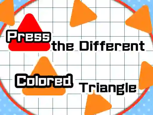 Cluiche Press The Different Colored Triangle ar líne