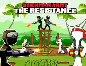 Cluiche Stickman Army: The Resistance ar líne