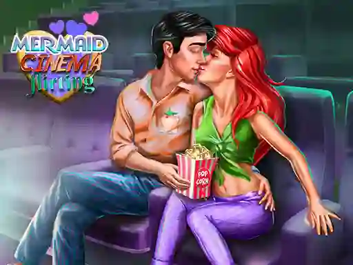 Cluiche Mermaid Cinema Flirting ar líne