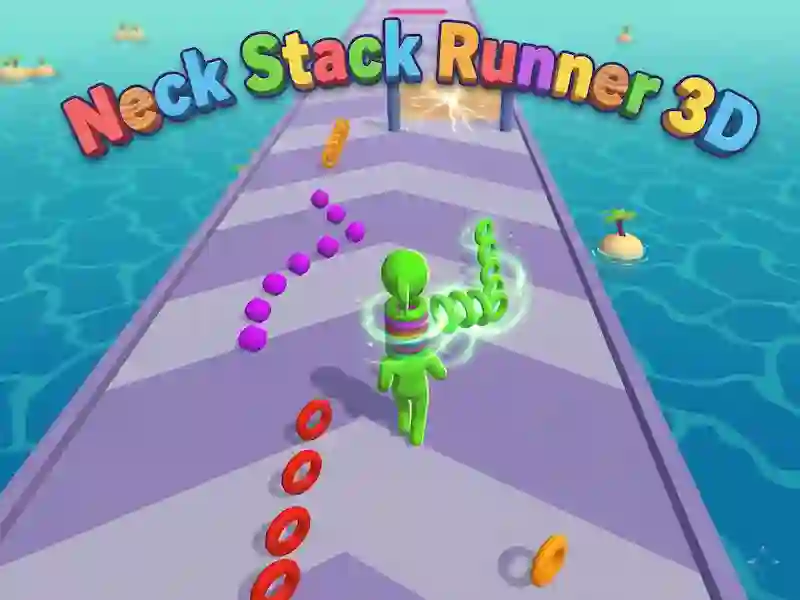 Cluiche Neck Stack Runner 3D ar líne
