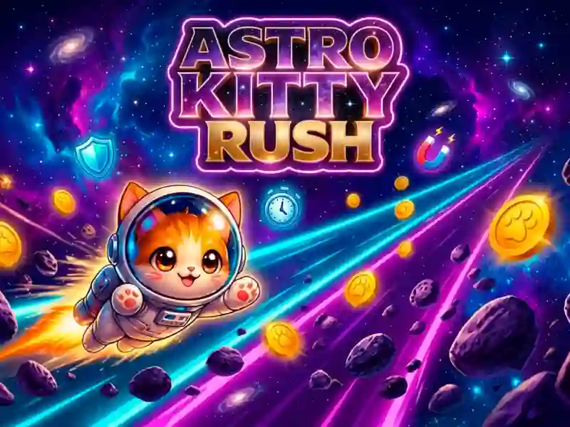 Cluiche Astro Kitty Rush ar líne