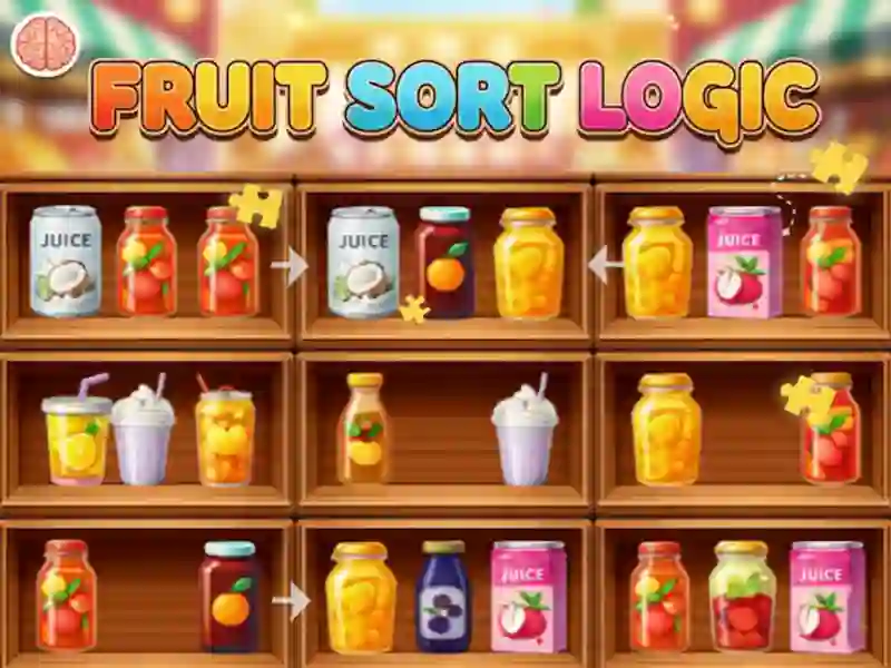 Cluiche Fruit Sort Logic ar líne