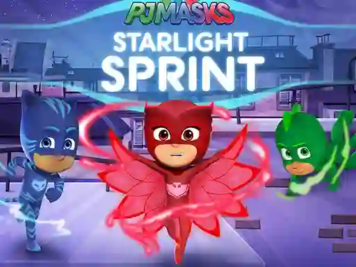 Cluiche PJ Masks Starlight Sprint ar líne