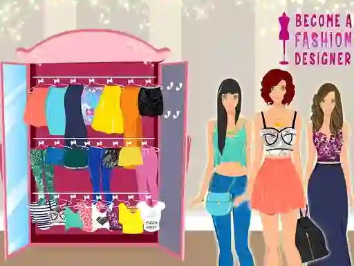 Cluiche Become a Fashion Designer ar líne