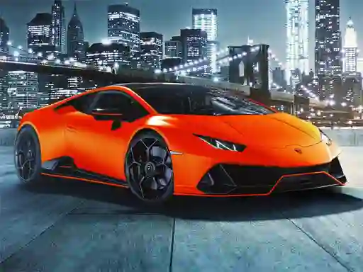 Cluiche Lamborghini Huracan Evo Puzzle ar líne