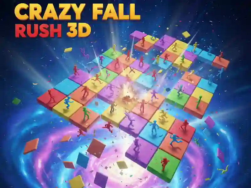 Cluiche Crazy Fall Rush 3D ar líne