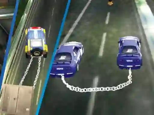 Cluiche Chained Impossible Driving Police Cars ar líne