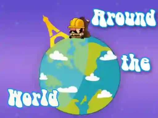 Cluiche Around The World With Jumping ar líne
