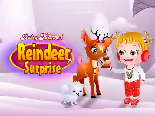 Cluiche Baby Hazel. Reindeer surprise ar líne