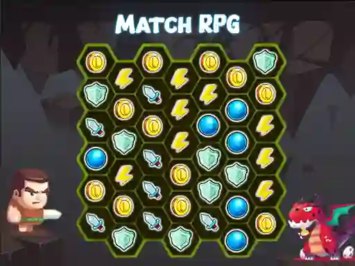 Cluiche Match 3 RPG ar líne