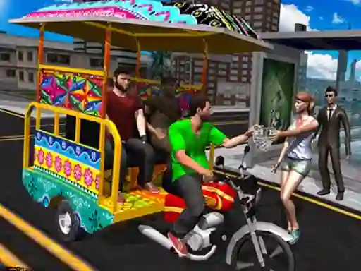 Cluiche TukTuk Chingchi Rickshaw 3D ar líne