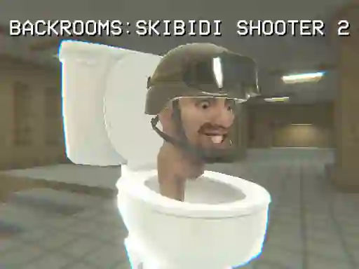 Cluiche Backrooms: Skibidi Shooter 2 ar líne