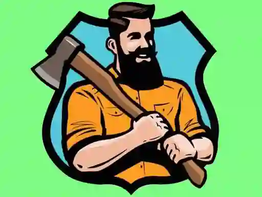 Cluiche Woodcutter 3D ar líne