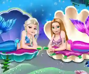 Cluiche Mermaid Princesses Dress up ar líne
