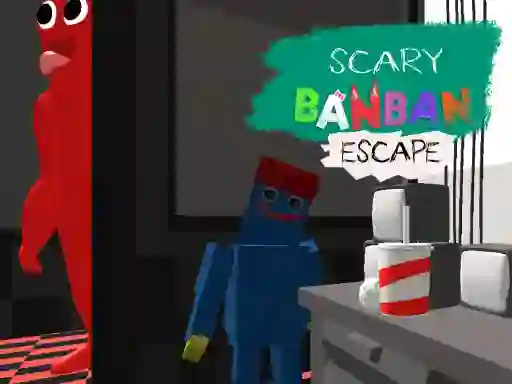 Cluiche Scary BanBan Escape ar líne