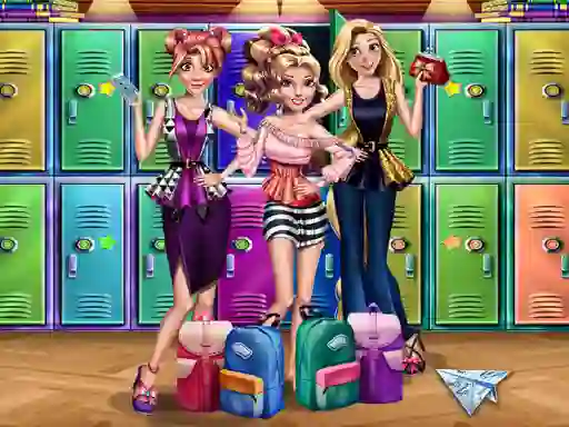 Cluiche Princess Back To School ar líne