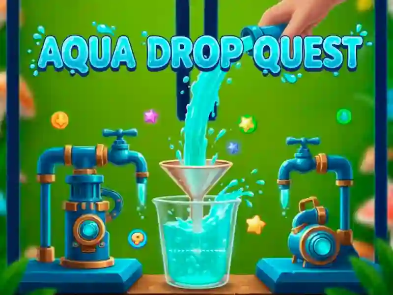 Cluiche Aqua Drop Quest ar líne