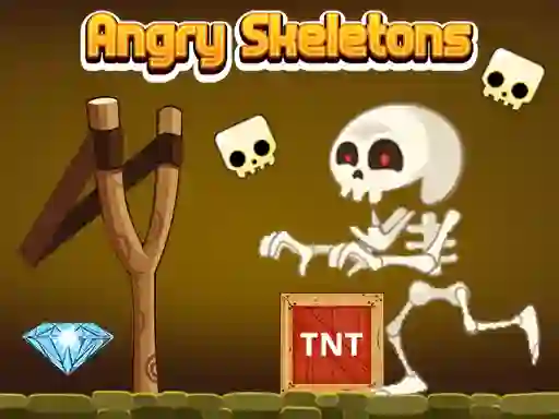 Cluiche Angry Skeletons ar líne