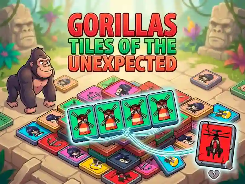 Cluiche Gorillas Tiles Of The Unexpected ar líne