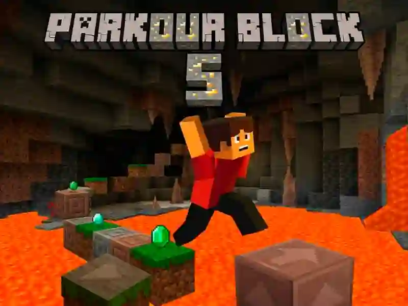 Cluiche Parkour Block 5 ar líne