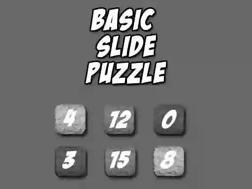 Cluiche Classic Slide Puzzle ar líne