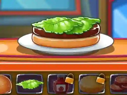 Cluiche Top Burger Cooking ar líne