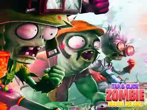 Cluiche Tap & Click Zombie Mania Deluxe ar líne