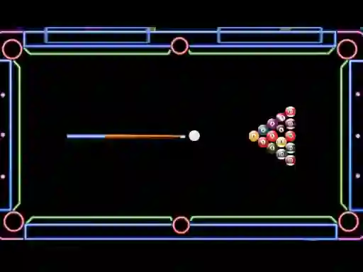 Cluiche Billiard Neon ar líne