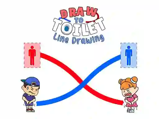 Cluiche Draw To Toilet Line Drawing ar líne